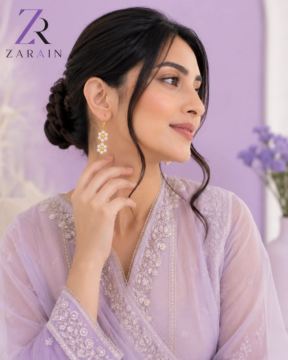 Pearl Blossom Earrings